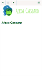 Mobile Screenshot of alexacassaro.com